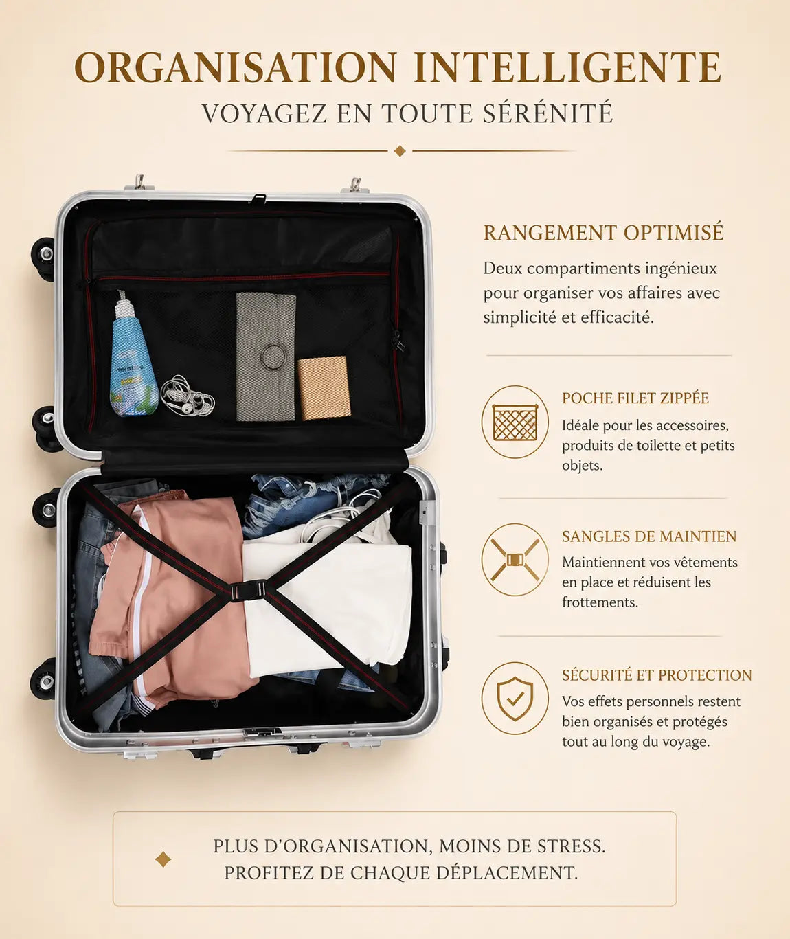 Valise Aria | Bagage en Cabine / Bagage en Soute - 627840