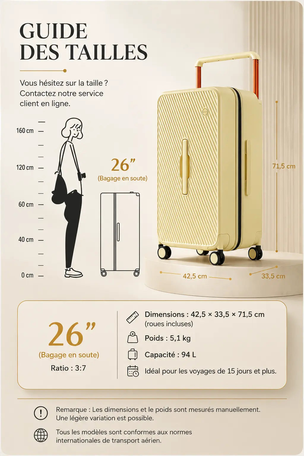 Valise Vasto | Bagage en Soute / Valise Voyage - 549801