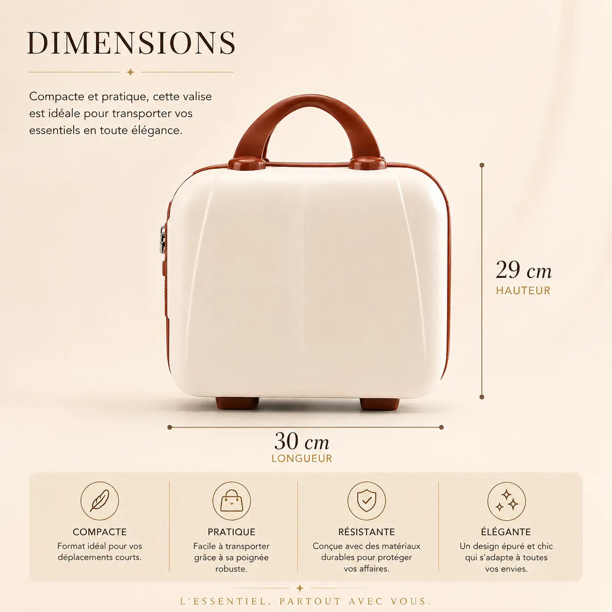 Mallette Cosmo | Valise Légère / Bagage en Cabine - 557669