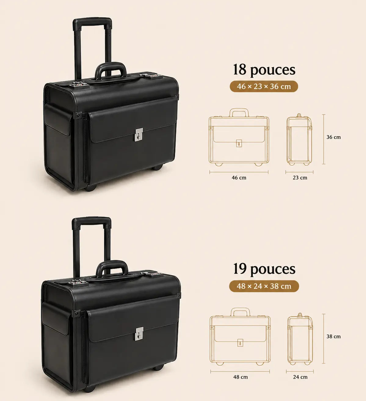 Valise Pilot | Bagage en Cabine / Valise Voyage - 587680