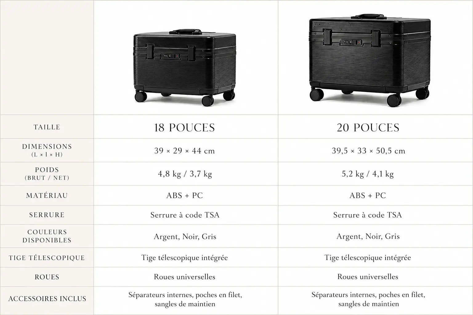 Valise Hatch | Bagage en Cabine / Valise Légère - 801009