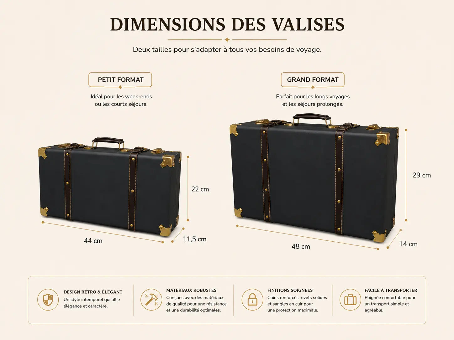 Malle Epoca | Valise Rigide / Valise Voyage - 312890