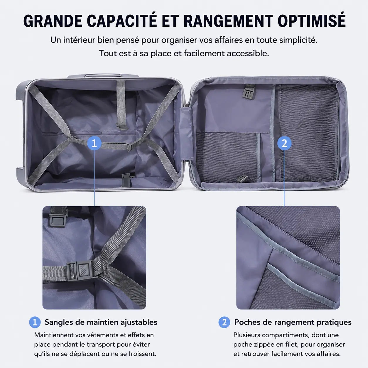 Valise Sito | Bagage en Cabine / Valise Légère - 978753