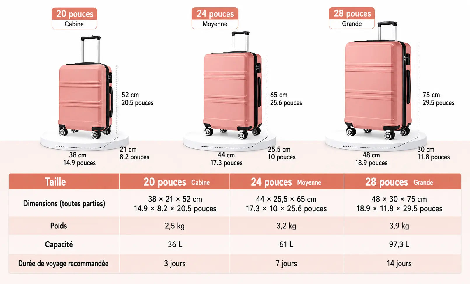 Valise Vega | Bagage en Cabine / Bagage en Soute - 274902
