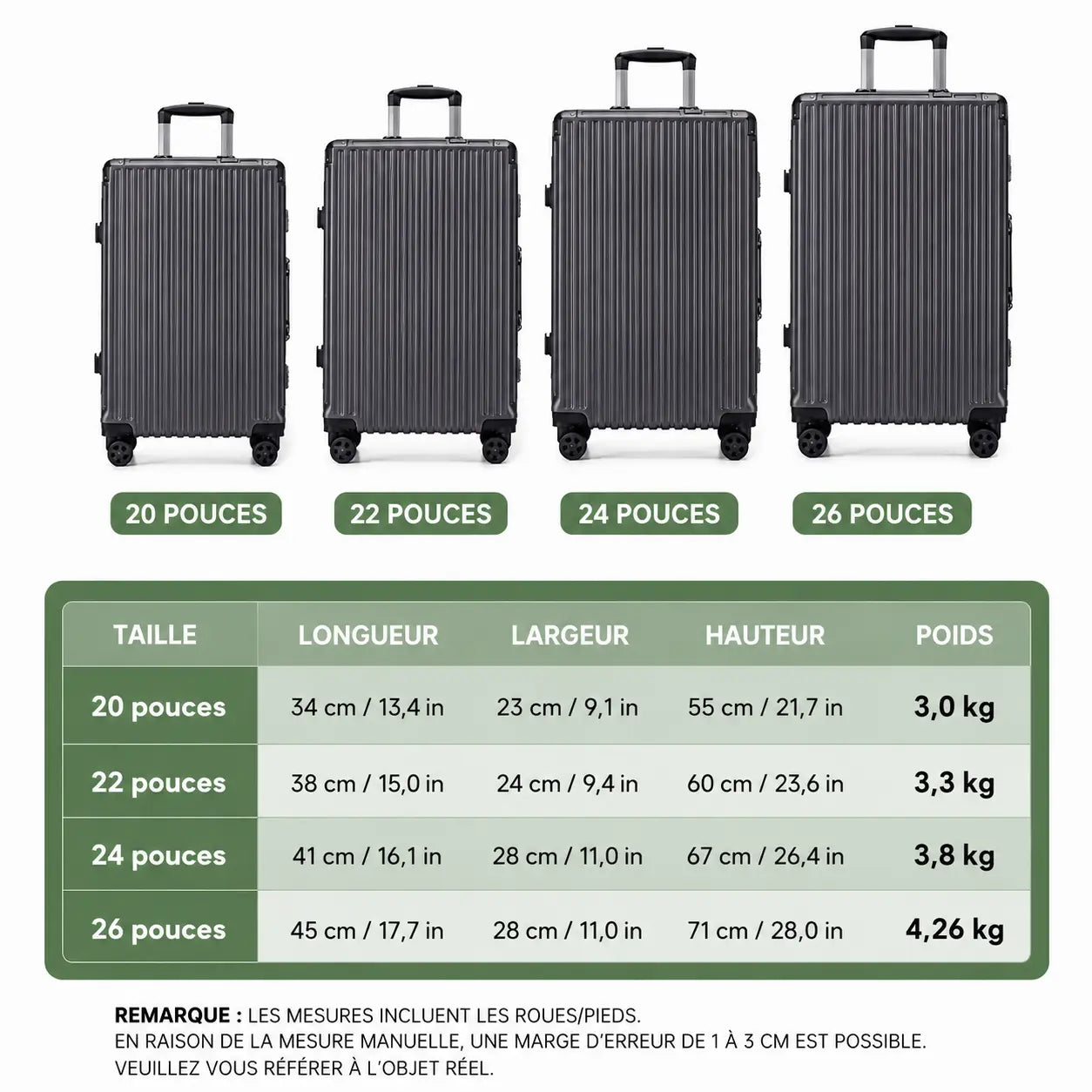 Valise Volt | Bagage en Cabine / Bagage en Soute - 686963