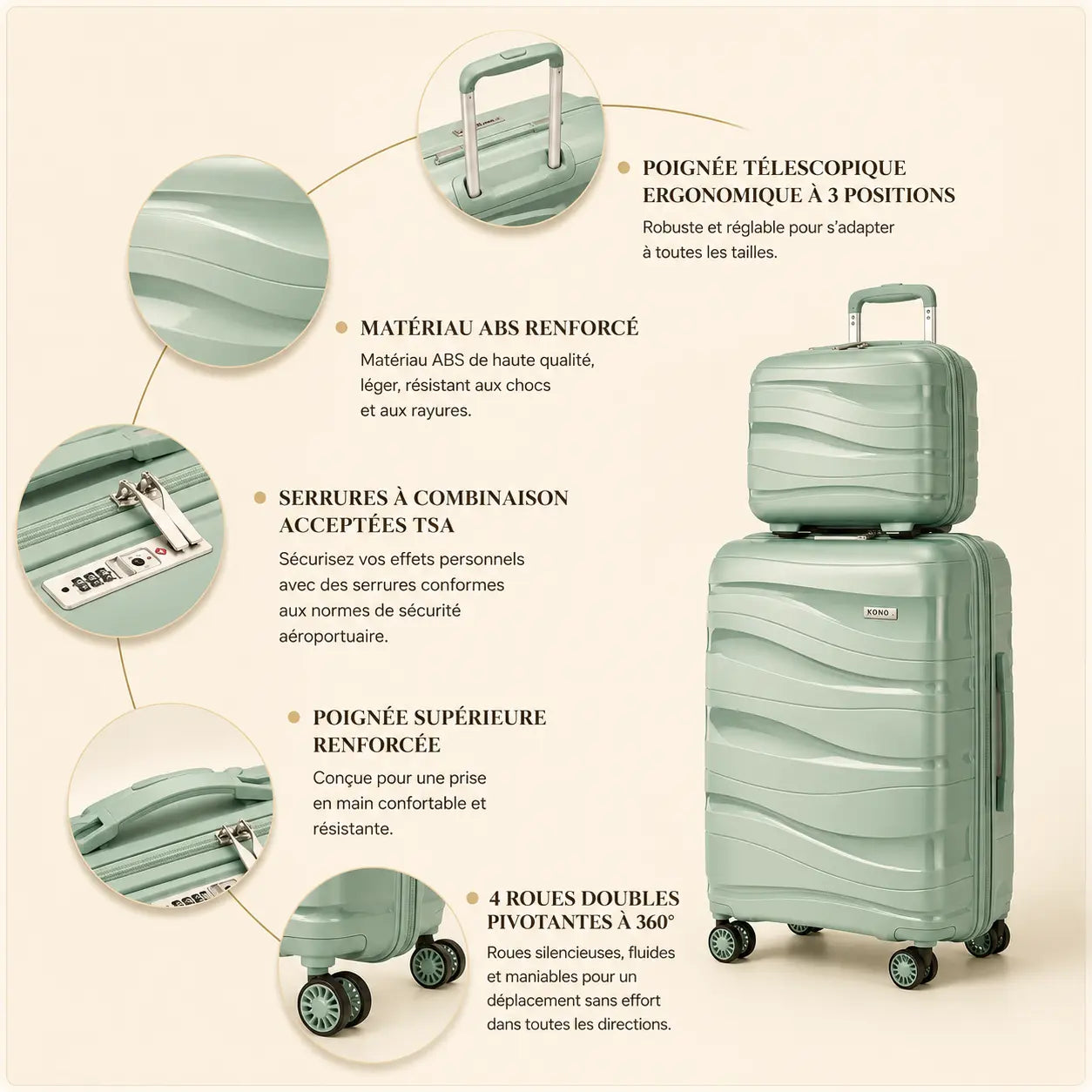 Valise Aero | Bagage en Cabine / Bagage en Soute - 685574