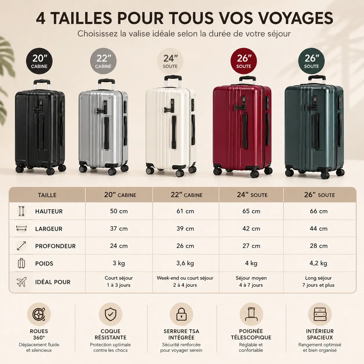 Valise Copa | Bagage en Cabine / Bagage en Soute - 234582