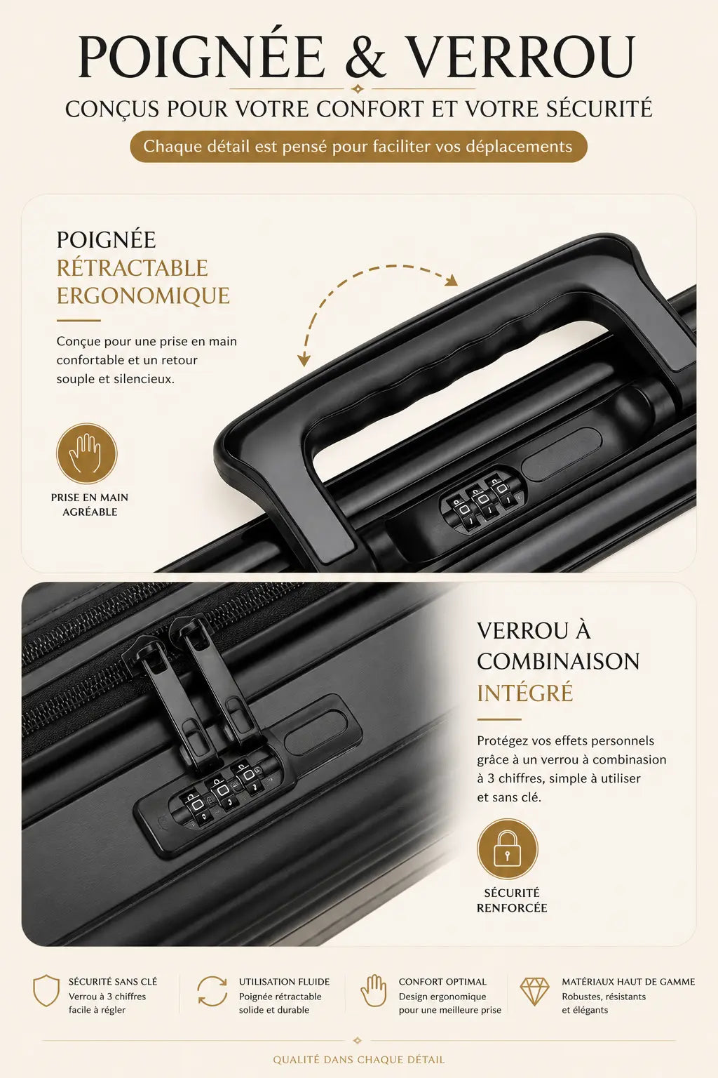 Valise Watt | Bagage en Cabine / Bagage en Soute - 712703