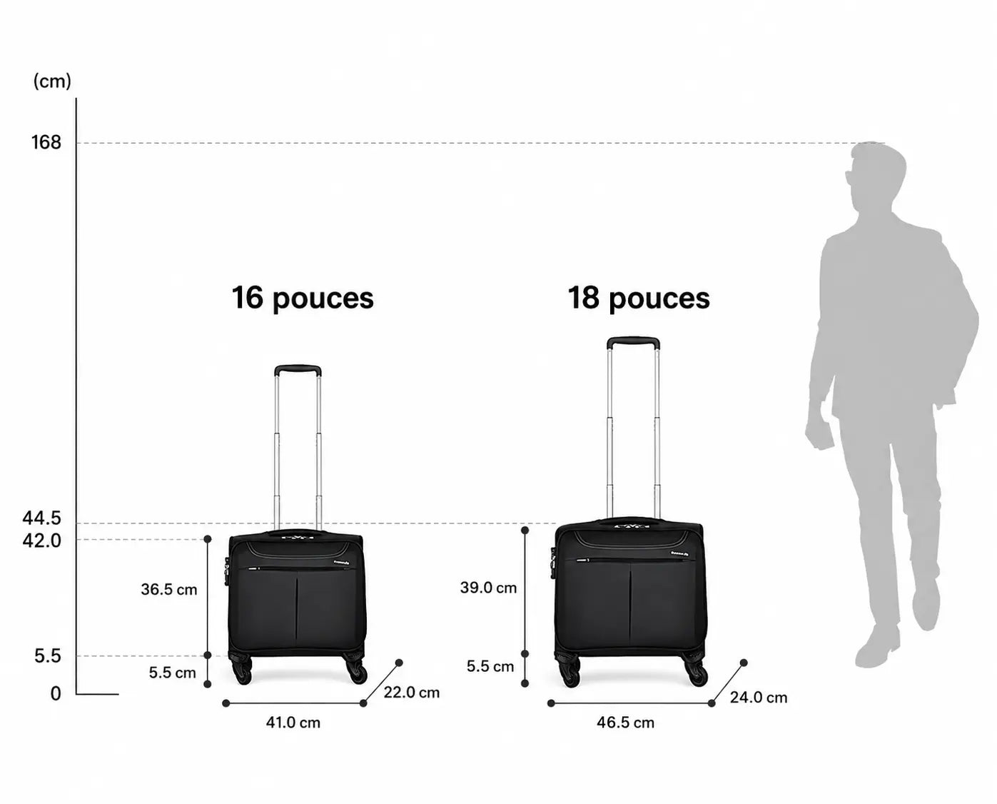 Valise Brief | Bagage en Cabine / Valise Légère - 339292