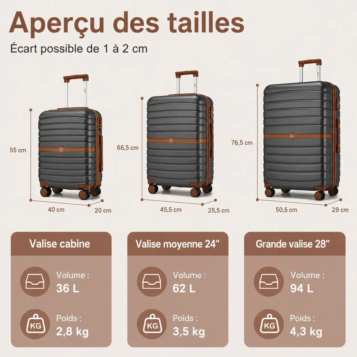 Valise Nest | Bagage en Cabine / Bagage en Soute - 103850