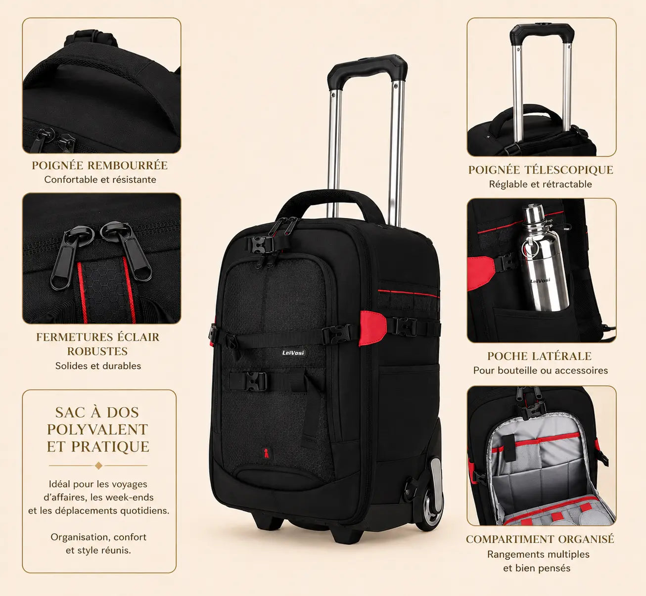 Valise Lens | Bagage en Cabine / Valise Légère - 464211